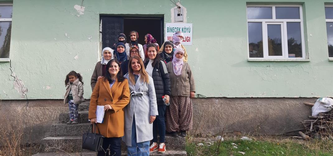 Tokat İl Tarım ve Orman Müdürlüğü Kırsalda Kadın Eğitimi birimince Tokat Merkez Binecek Köyünde  