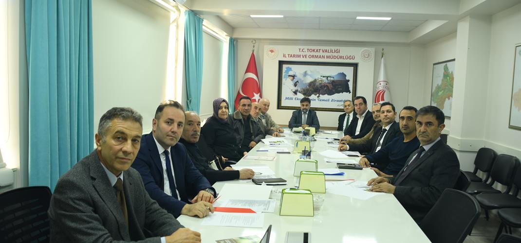 2025-2026 YILI ÜRETİM SEZONU “ İKLİM DEĞİŞİKLİĞİ, KÜRESEL ISINMA VE TARIMSAL KURAKLIK YÖNETİMİ"  TOPLANTISI YAPLDI